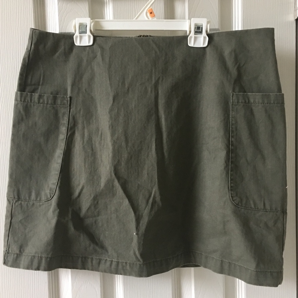 Army Green Skirt